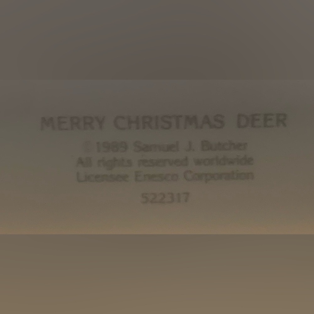 Precious Moments 1989 Merry Christmas Deer
522317 - Picture 5 of 9